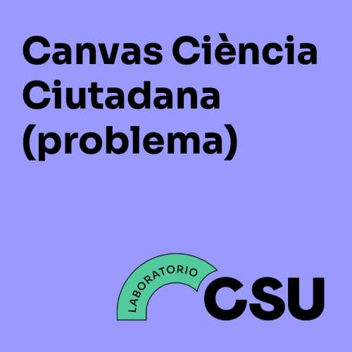 Canvas Ciència Ciutadana (problema)