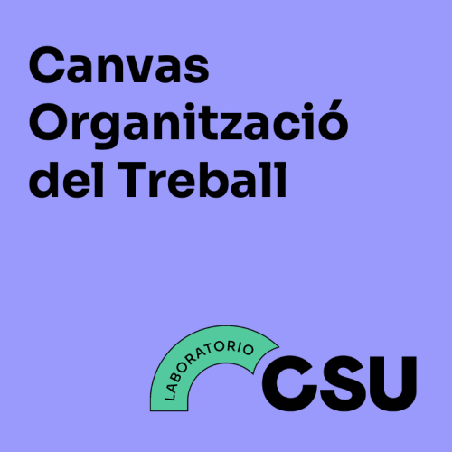 Canvas organització del treball